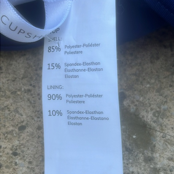 Cupshe Kaya Blue Tropical Crisscross Back Long Sleeve Bikini Women's Size NWT - Picture 13 of 14